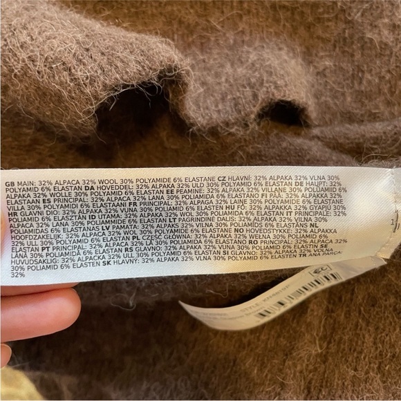 Ever New Alpaca Blend Puff Shoulder Sweater Brown | Soft Luxe Knit | Size Small - Picture 12 of 12